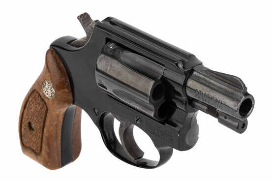 Springfield Airweight with wooden grips.
